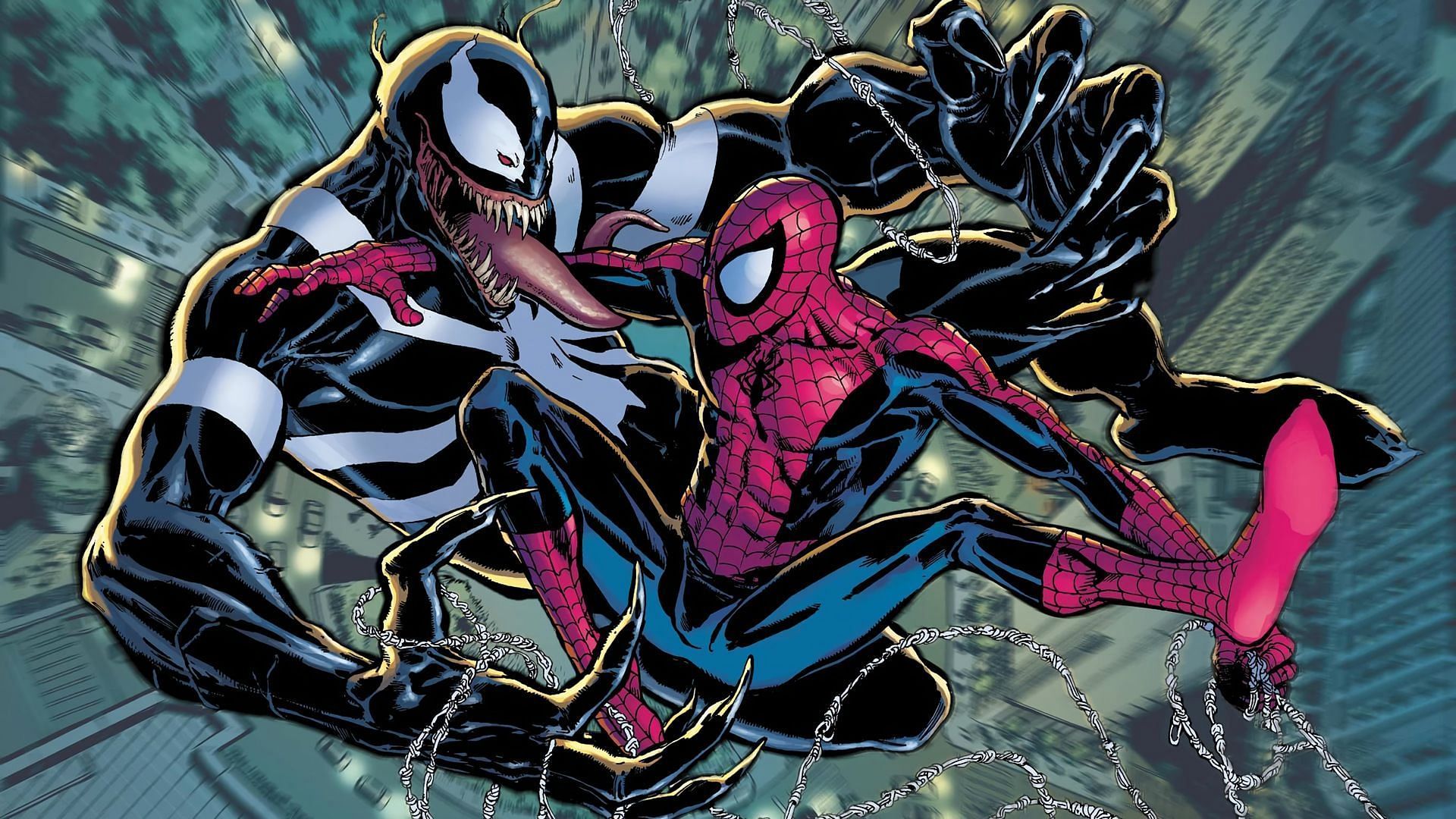 Venom vs Spiderman (Image via Marvel Comics)