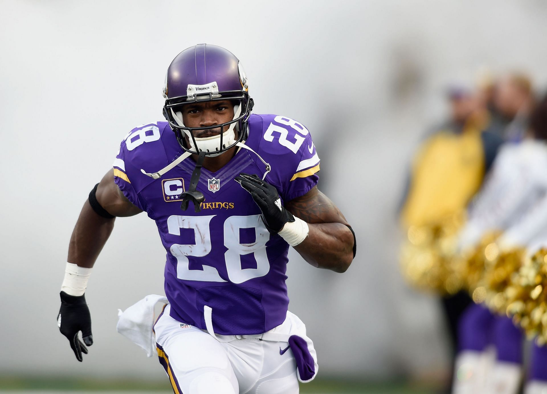 Minnesota Vikings running back Adrian Peterson