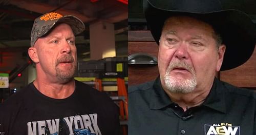 Stone Cold Steve Austin and Good Ol' Jim Ross.