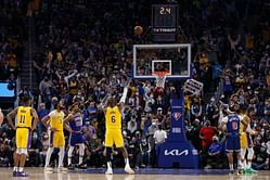 Watch: LeBron James misses clutch game-tying free throws as his poor record from the line continues in loss vs Golden State Warriors