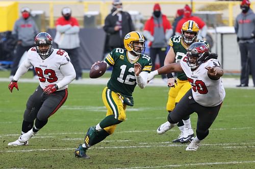 Green Bay Packers quarterback Aaron Rodgers