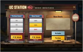 BGMI UC Station event: How to get up to 2X bonus UC for free this week