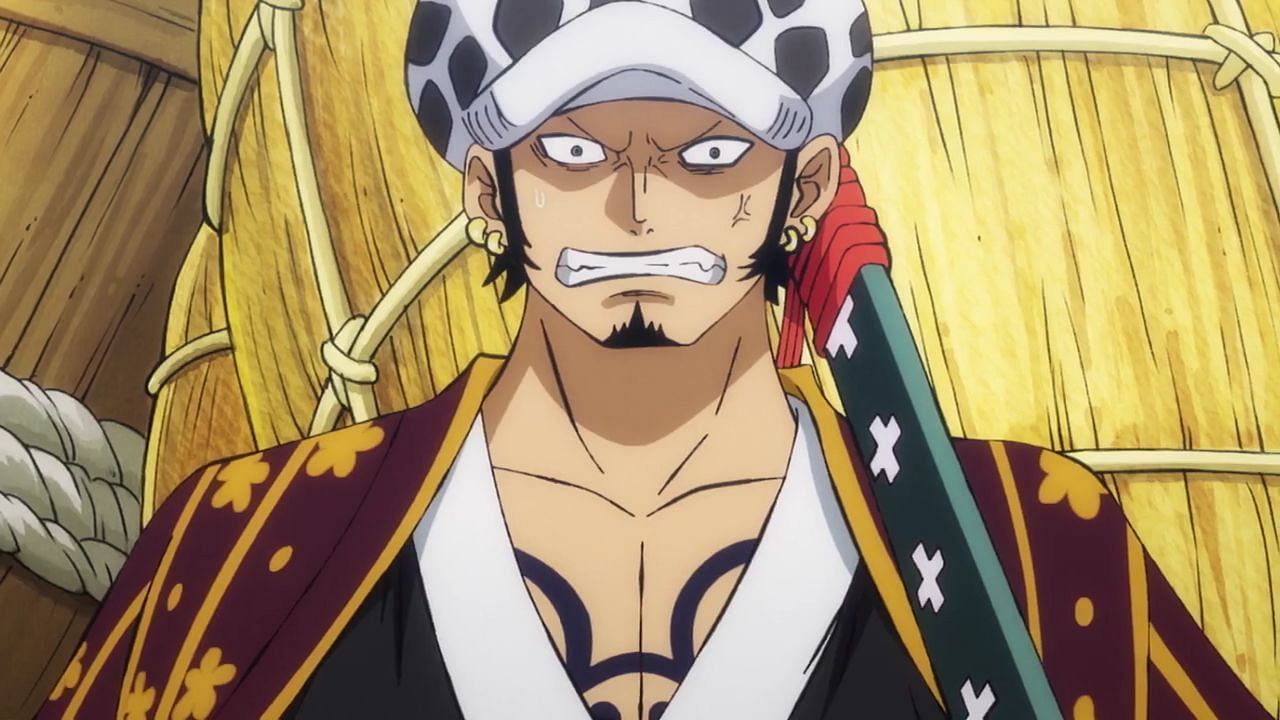 Trafalgar D. Water Law as seen in the One Piece anime (Image via Toei Animation)