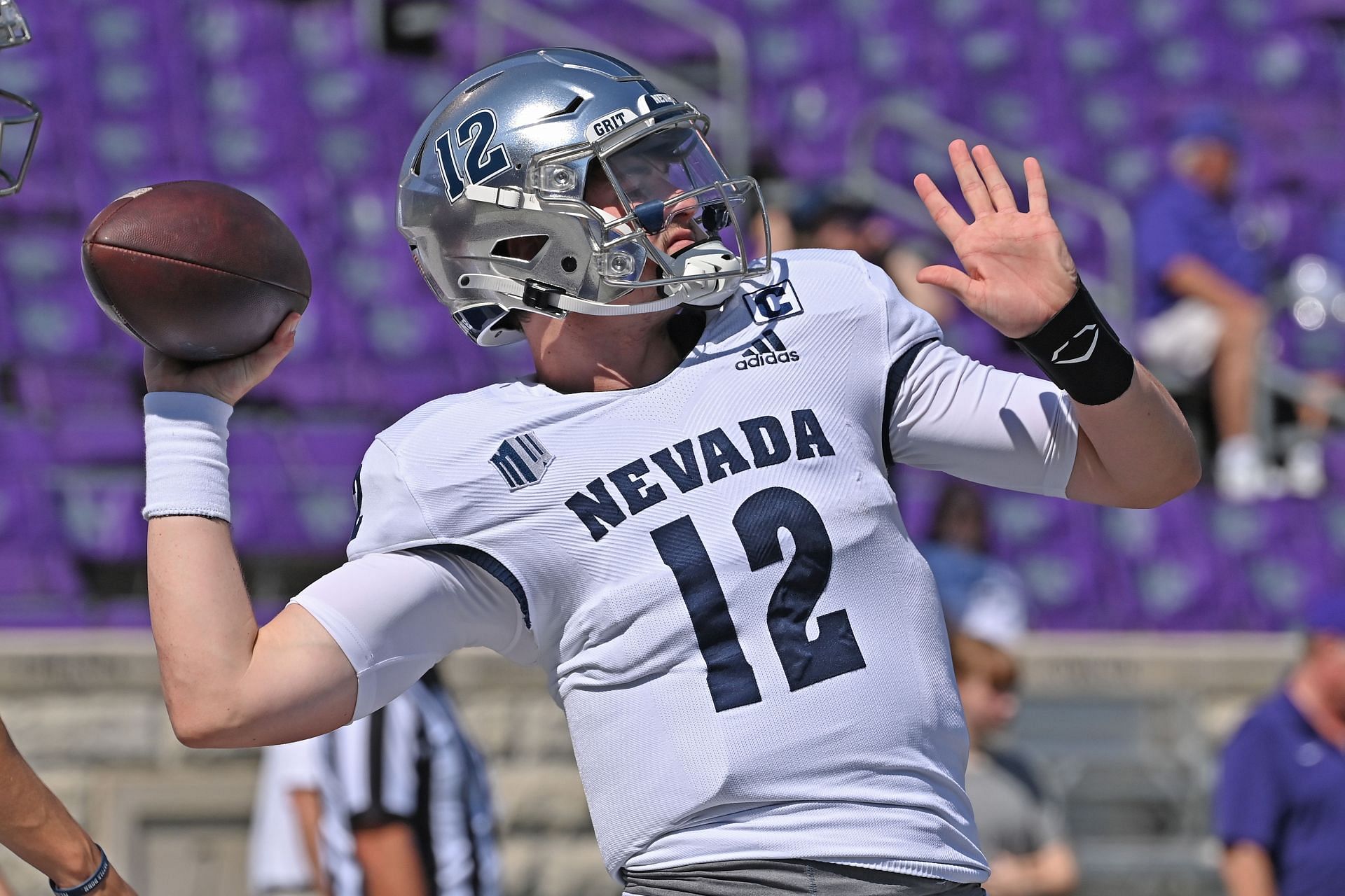 Carson Strong at Nevada v Kansas State