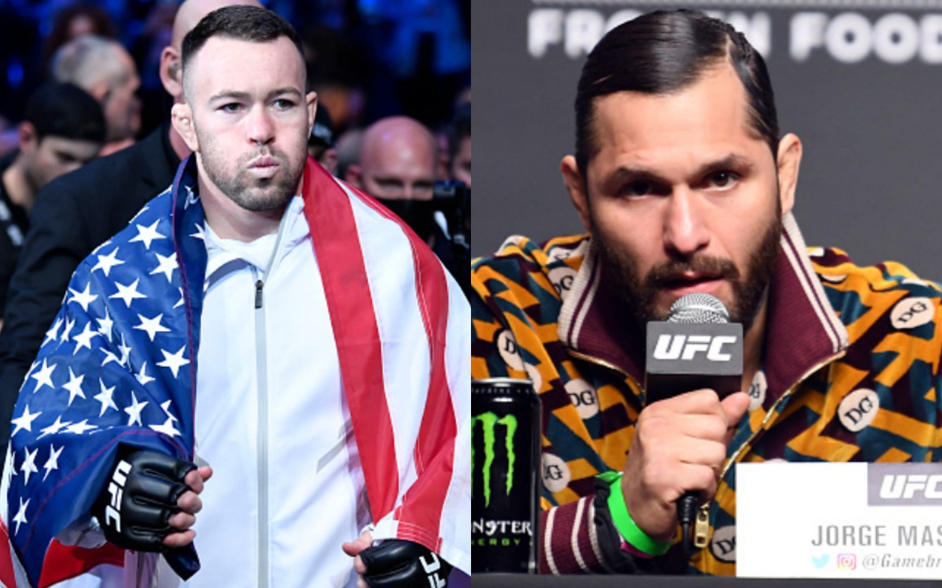 Colby Covington (left); Jorge Masvidal (right)