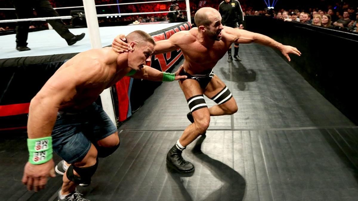 John Cena had several matches against Cesaro in WWE.