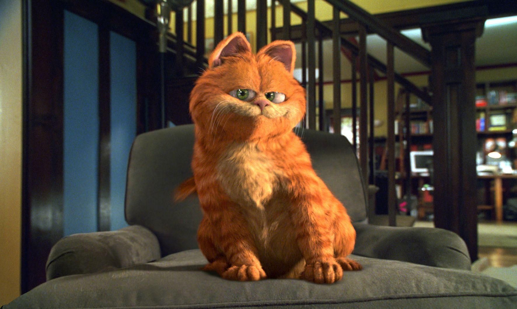 Garfield from the movie (Image via Nickelodeon)