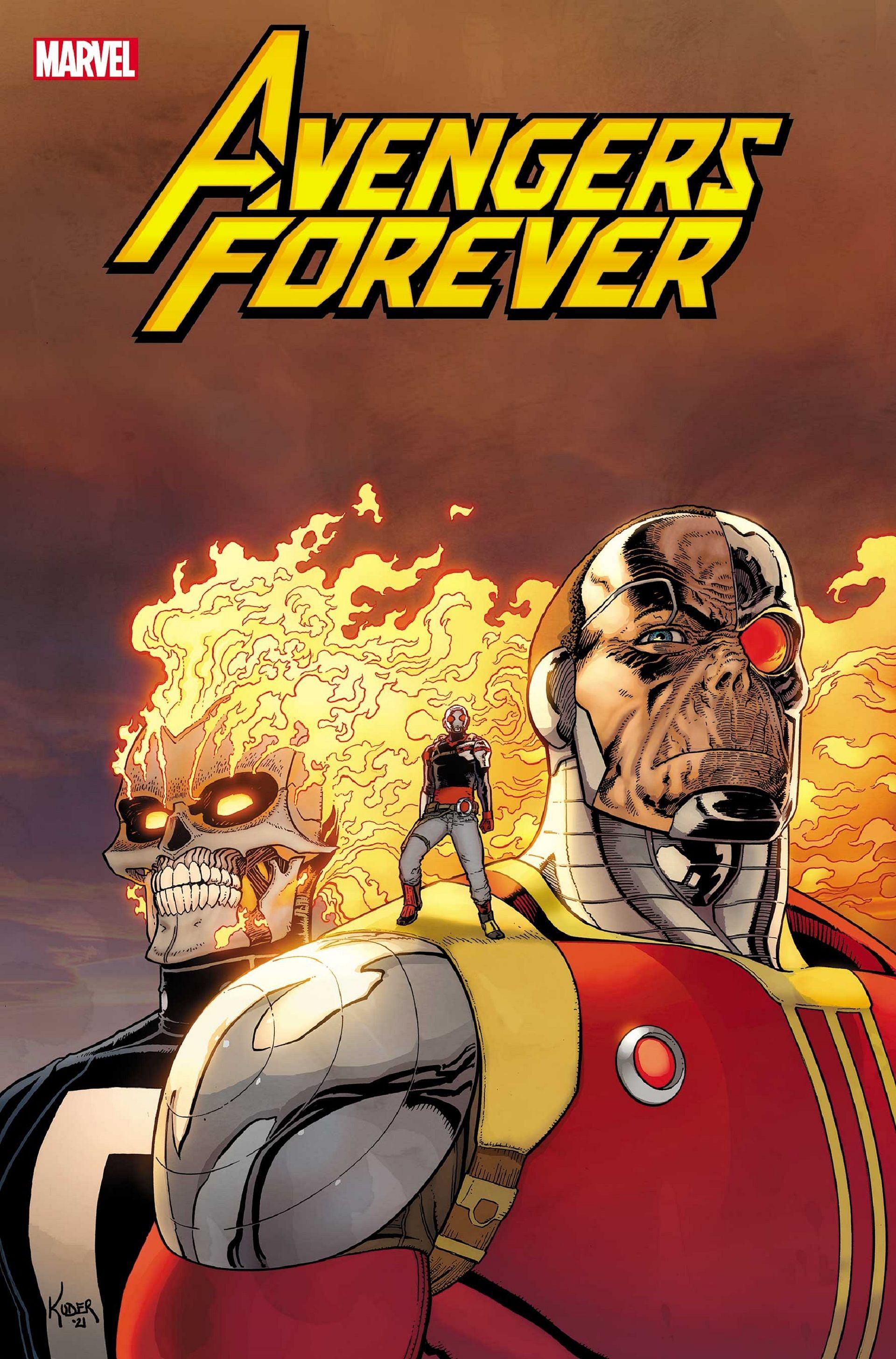 Avengers Forever features Ghost rider (image via Marvel)