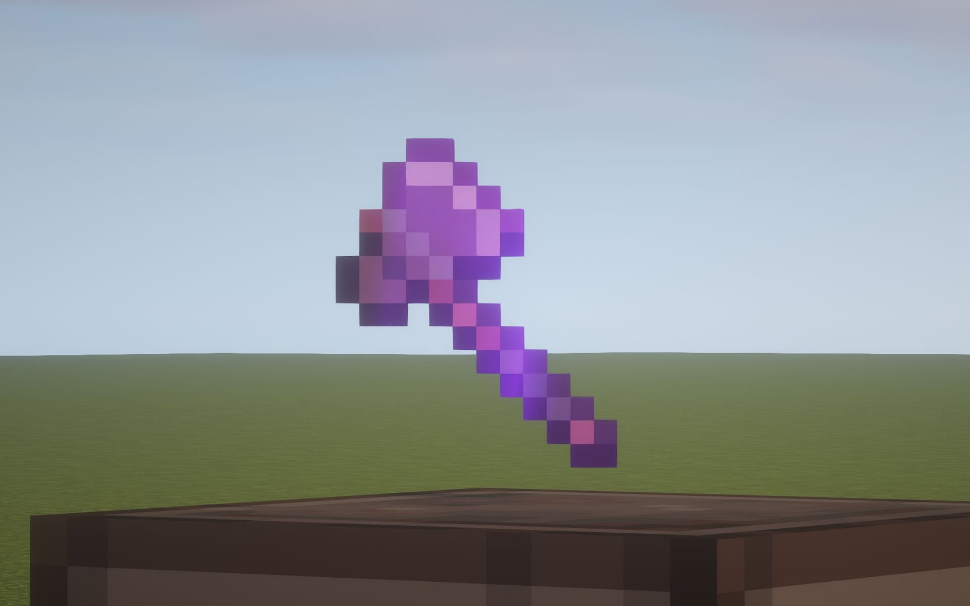 Enchanted netherite axe (Image via Minecraft)