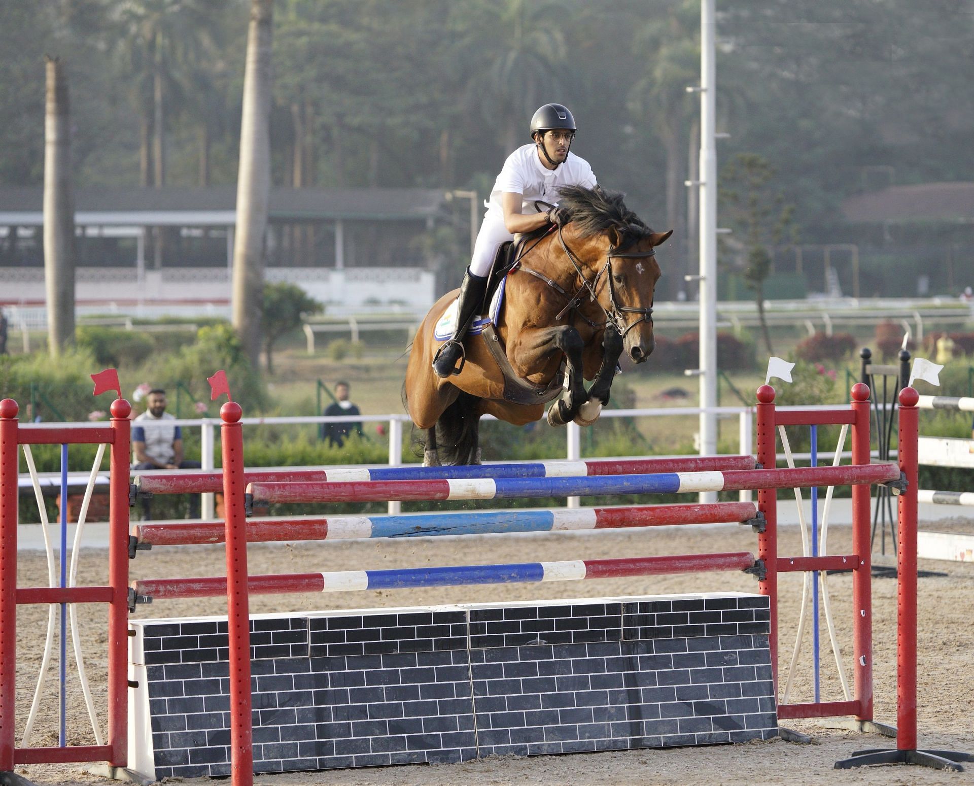 Zahan Setalvad in action during the National Equestrian Championship. (PC: ARC)