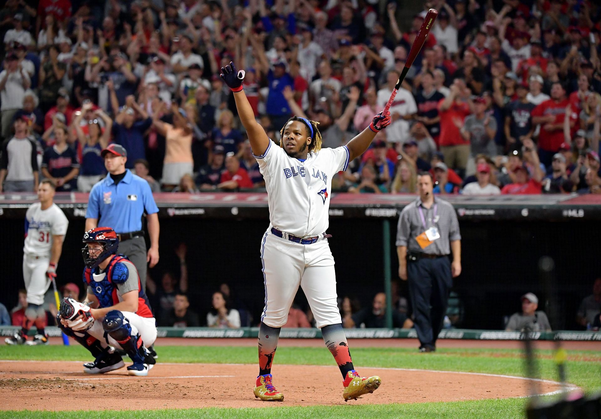Modern All-Star games are mostly sustained by accompanying events, such as MLB&#039;s Home Run Derby, where Vladimir Guerrero Jr. was the runner-up in 2019 (Photo: Getty)