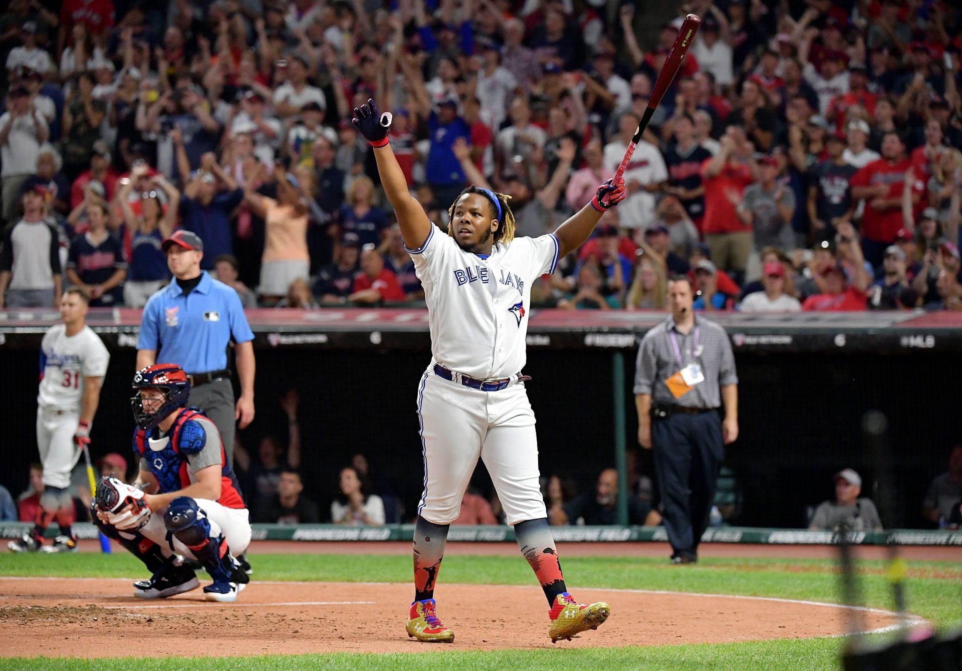 Modern All-Star games are mostly sustained by accompanying events, such as MLB's Home Run Derby, where Vladimir Guerrero Jr. was the runner-up in 2019 (Photo: Getty)