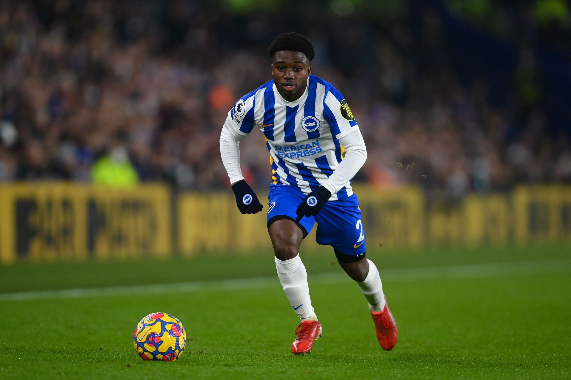 Tariq Lamptey in action for Brighton &amp; Hove Albion