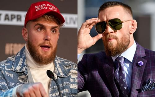 Jake Paul (left); Conor McGregor (right)