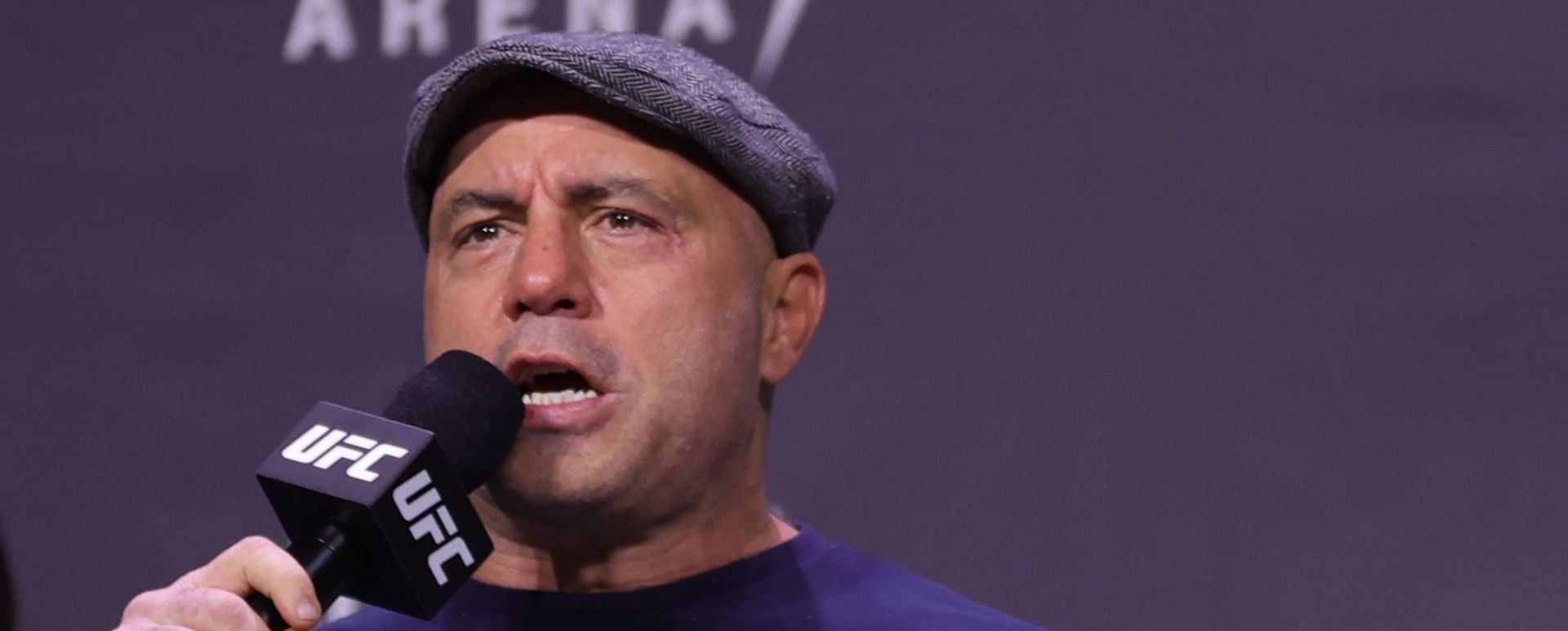 Joe Rogan has found himself in the middle of trouble since his COVID misinformation controversy came to light (Image via Carmen Mandato/Getty Images)