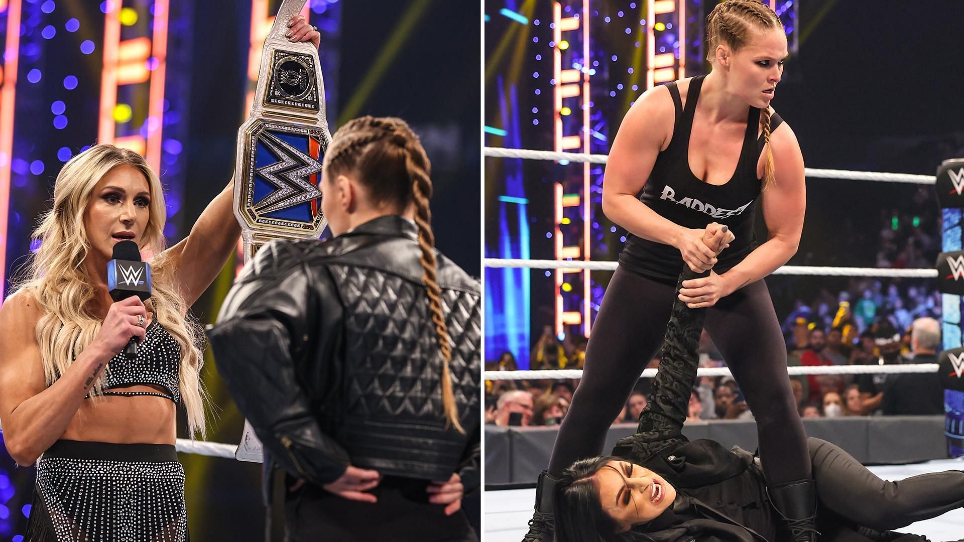 Women&#039;s WWE Royal Rumble winner Ronda Rousey visited both RAW and SmackDown this week
