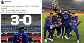 "That WWW vibe" - Twitterati celebrate India's 3-0 whitewash against West Indies