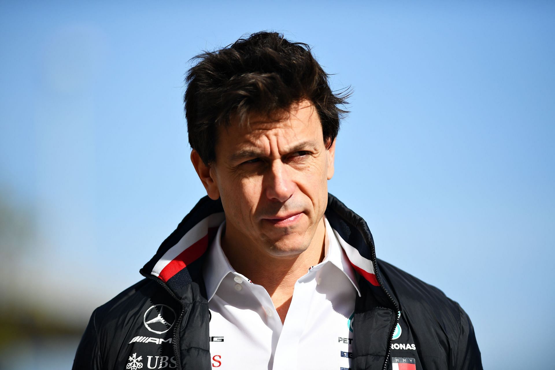 Mercedes GP Executive Director Toto Wolff walks in the Paddock in Austin, Texas. (Photo by Clive Mason/Getty Images)