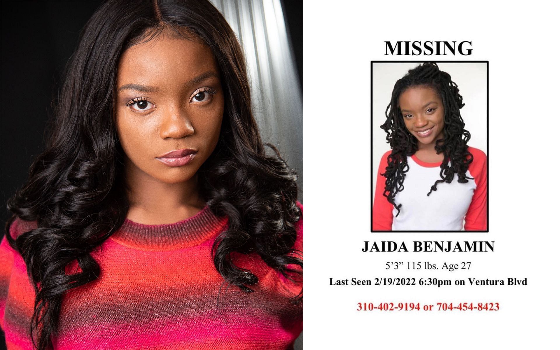 Jaida Benjamin from Netflix&#039;s Family Reunion has gone missing (Image via IMDB &amp; Instagram/@jocindabenjamin )