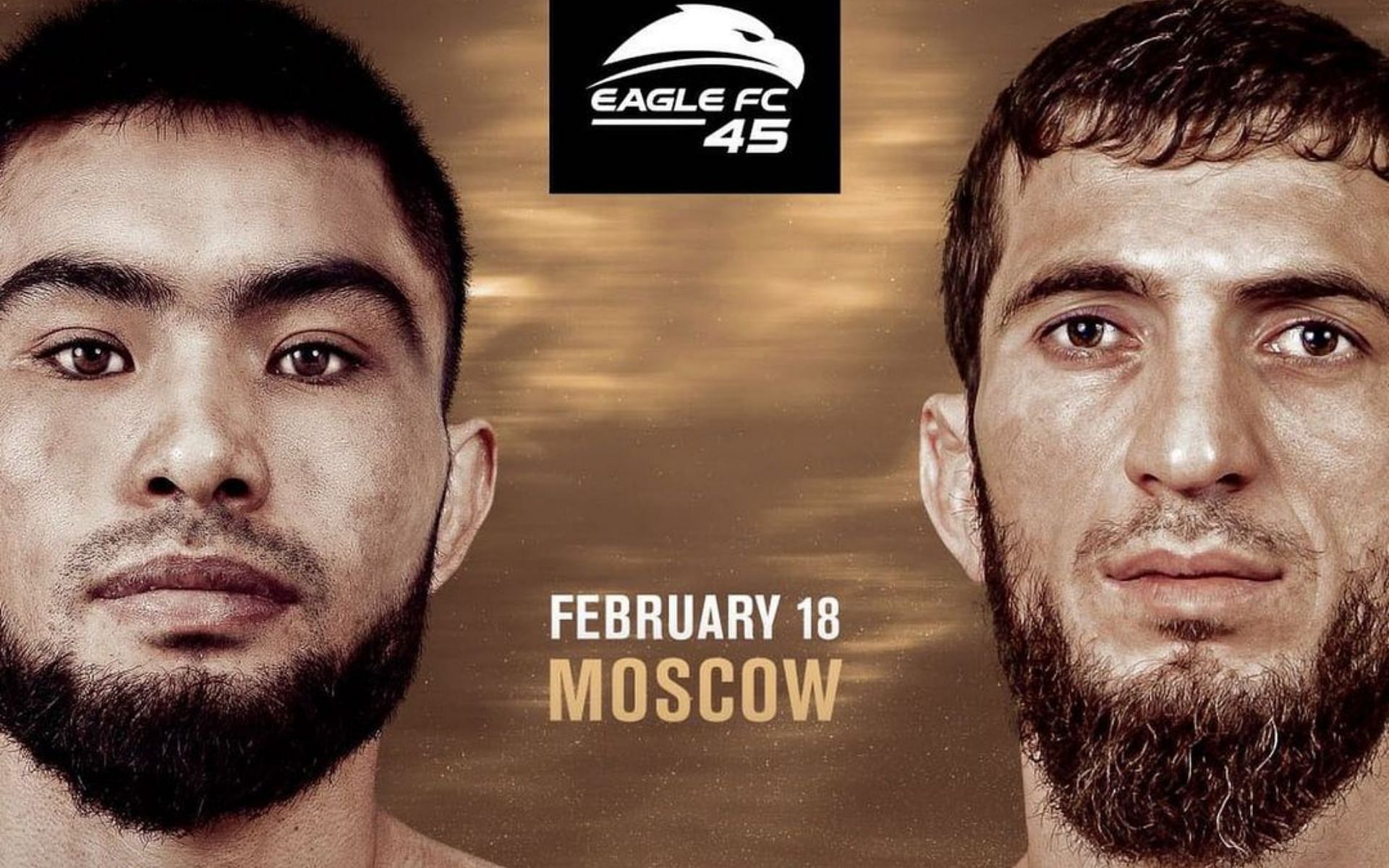 Eagle FC 45: Abdibait(left) vs. Magomedov (right). Image via. Instagram/EagleFC