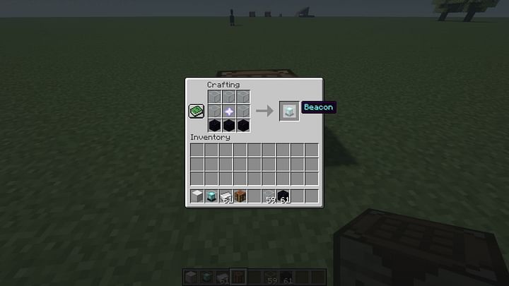 How to activate and use a beacon in Minecraft?