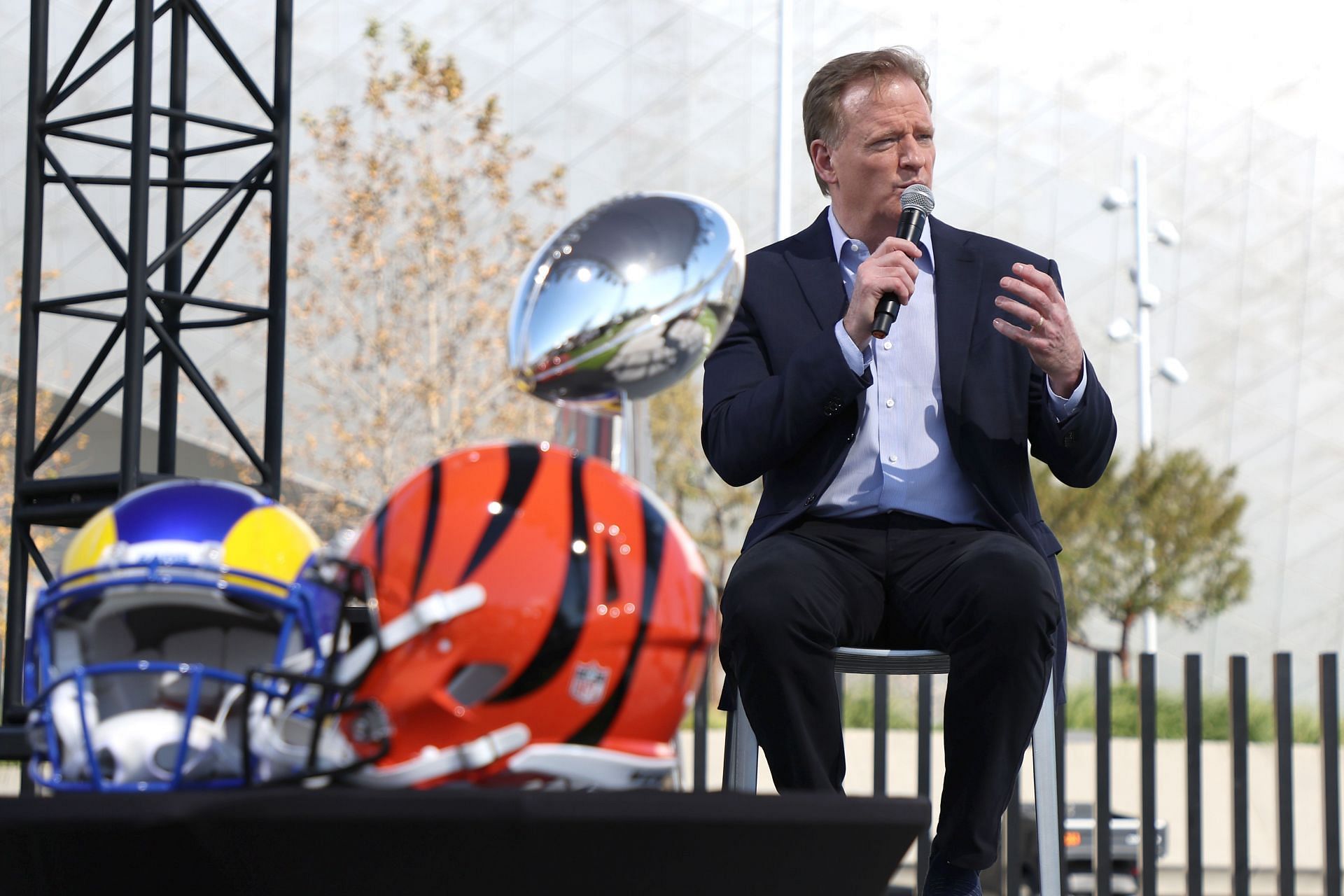 NFL Commissioner Roger Goodell's Super Bowl Press Conference