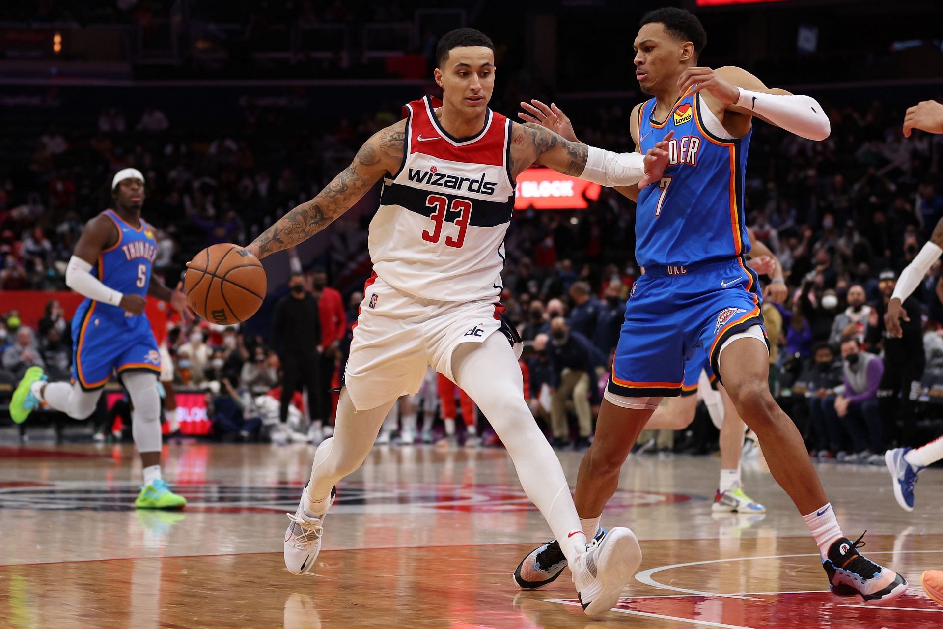 Kyle Kuzma in action for the Washington Wizards