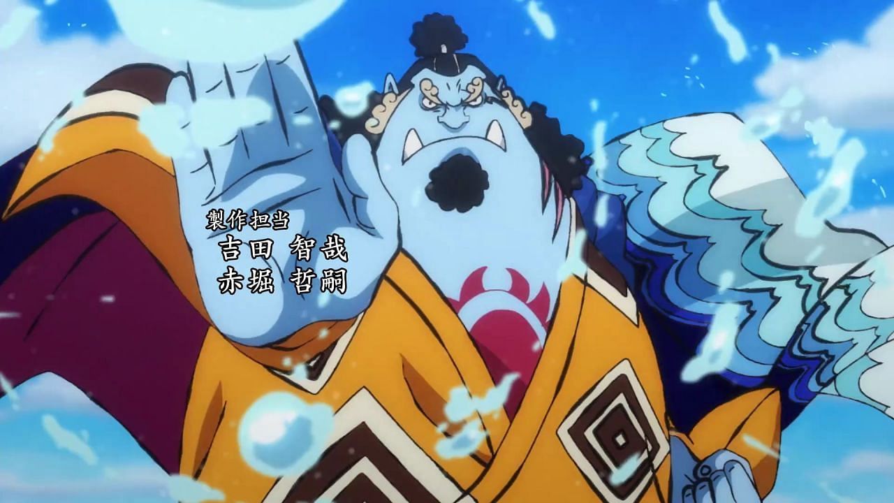 Jinbe as seen during One Piece&#039;s 23rd opening (Image via Toei Animation)