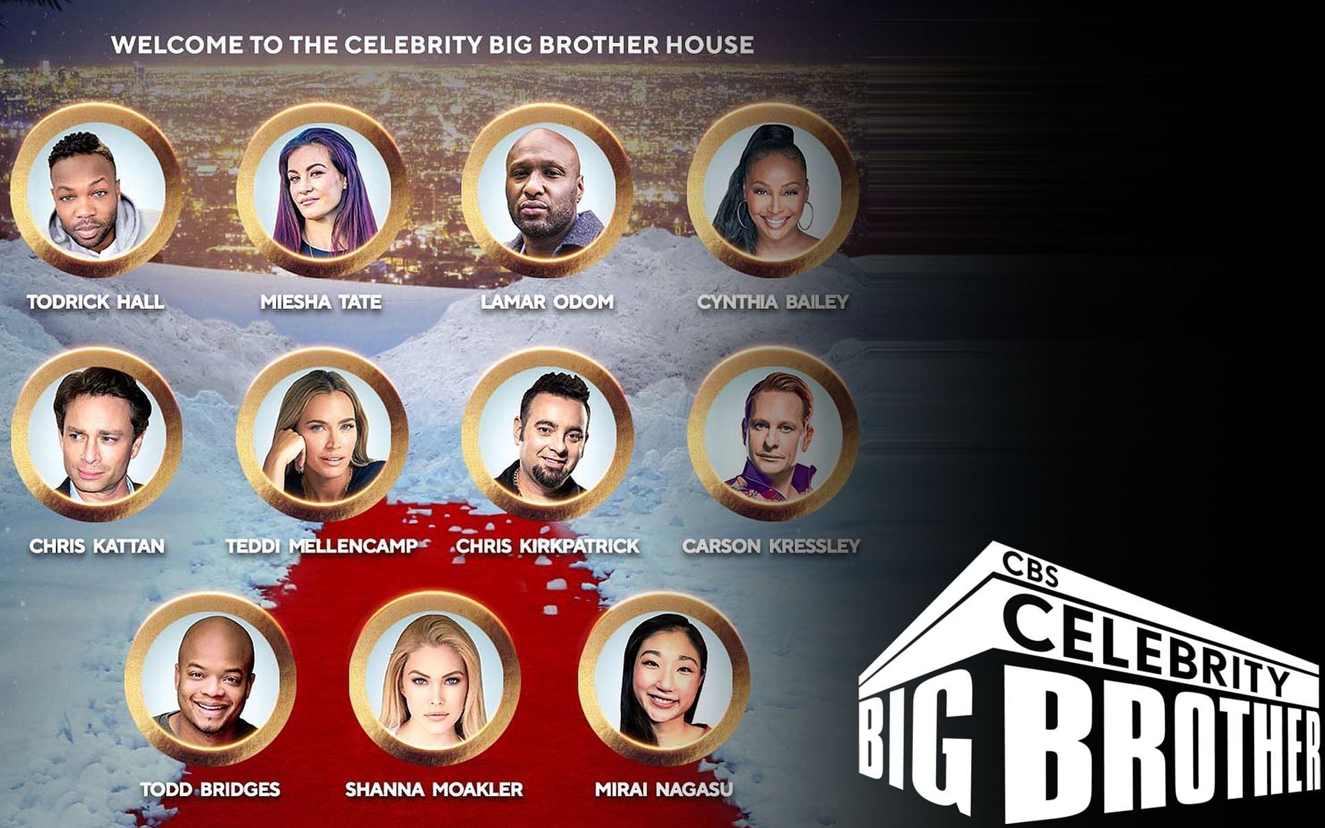 11 celebrities starring in Celebrity Big Brother (Image via Sportskeeda)