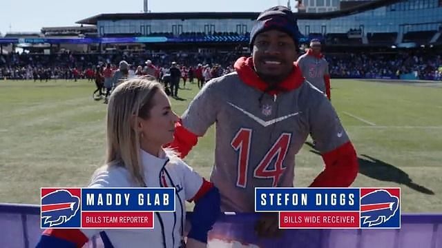 Bills' Stefon Diggs does jersey swap with brother Trevon at Pro Bowl