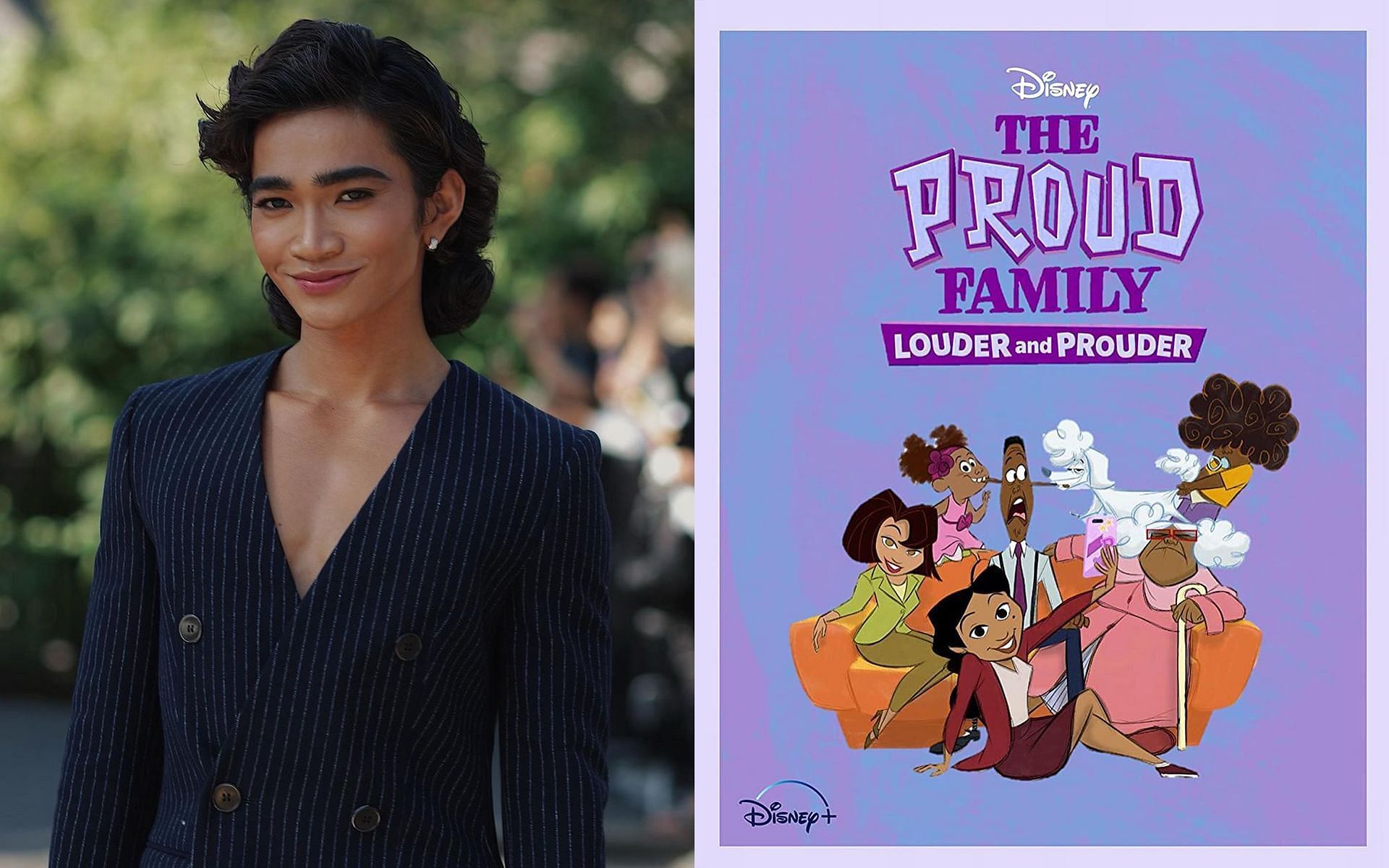 Bretman Rock plays the part of Makeup Boy in The Proud Family: Louder and Prouder (Image via @bretmanrock/Instagram &amp; IMDb)