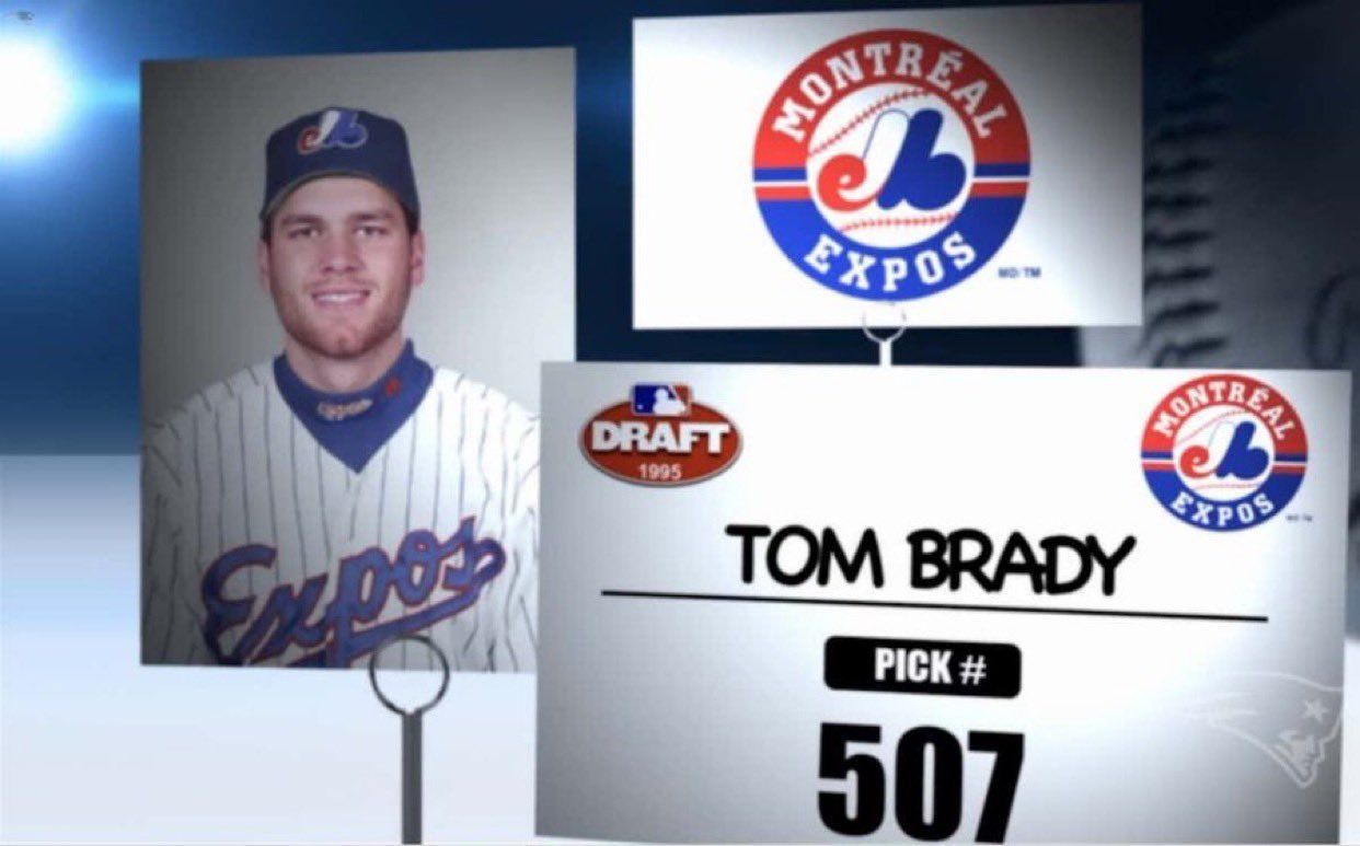 Tom Brady, Expos legend? How close the QB was to choosing a baseball career