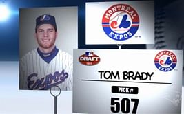 Did Tom Brady ever play for former MLB team Montreal Expos?