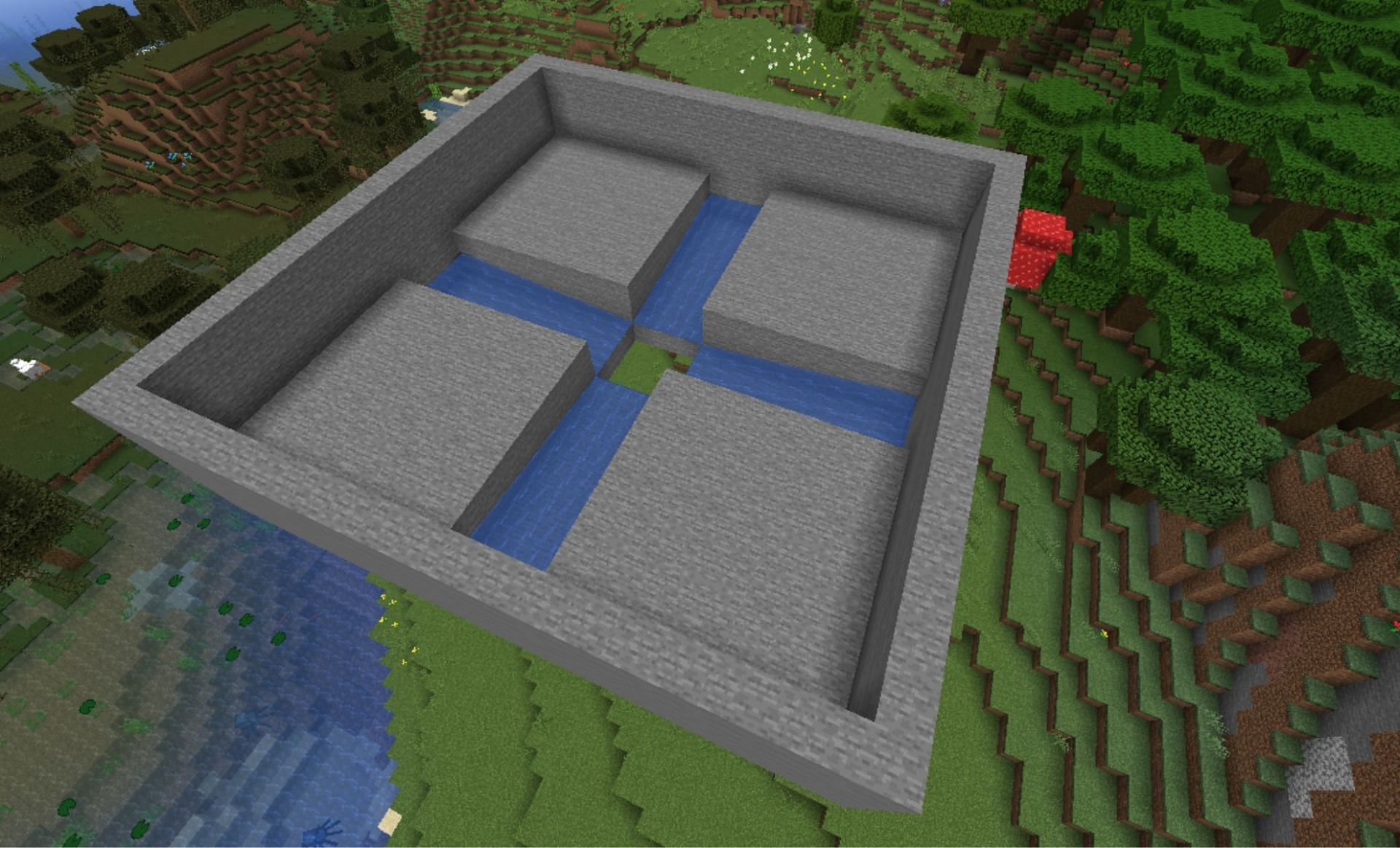 Mob farms can range in size or complexity (Image via Minecraft)
