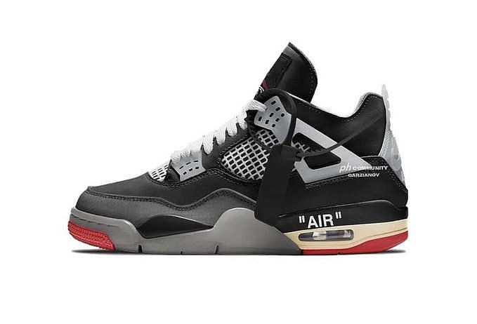 air jordan 4 off white bred