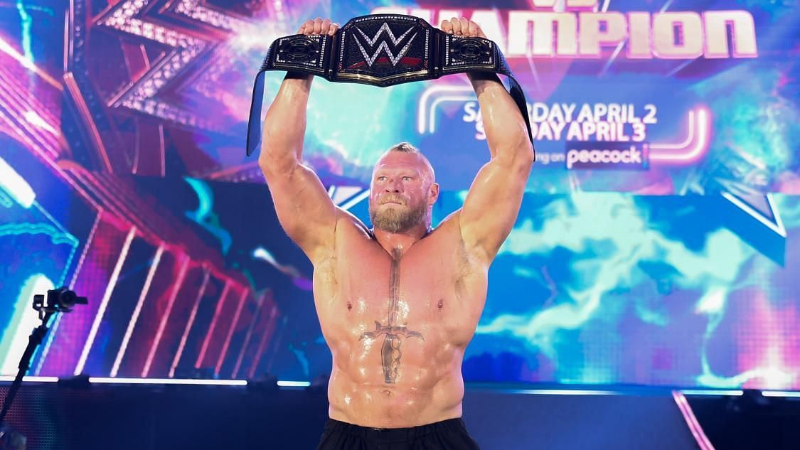 Brock Lesnar bagged another WWE Championship at Elimination Chamber