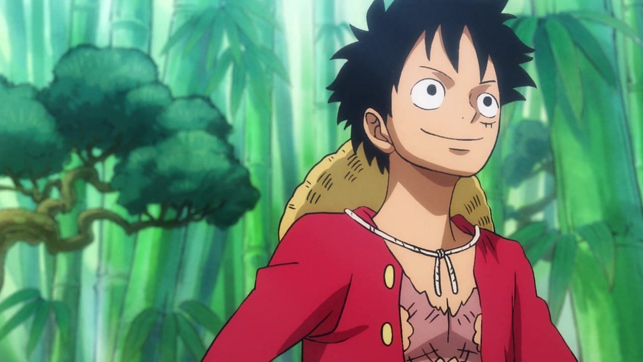 Luffy as seen in the series&#039; anime (Image via Toei Animation)