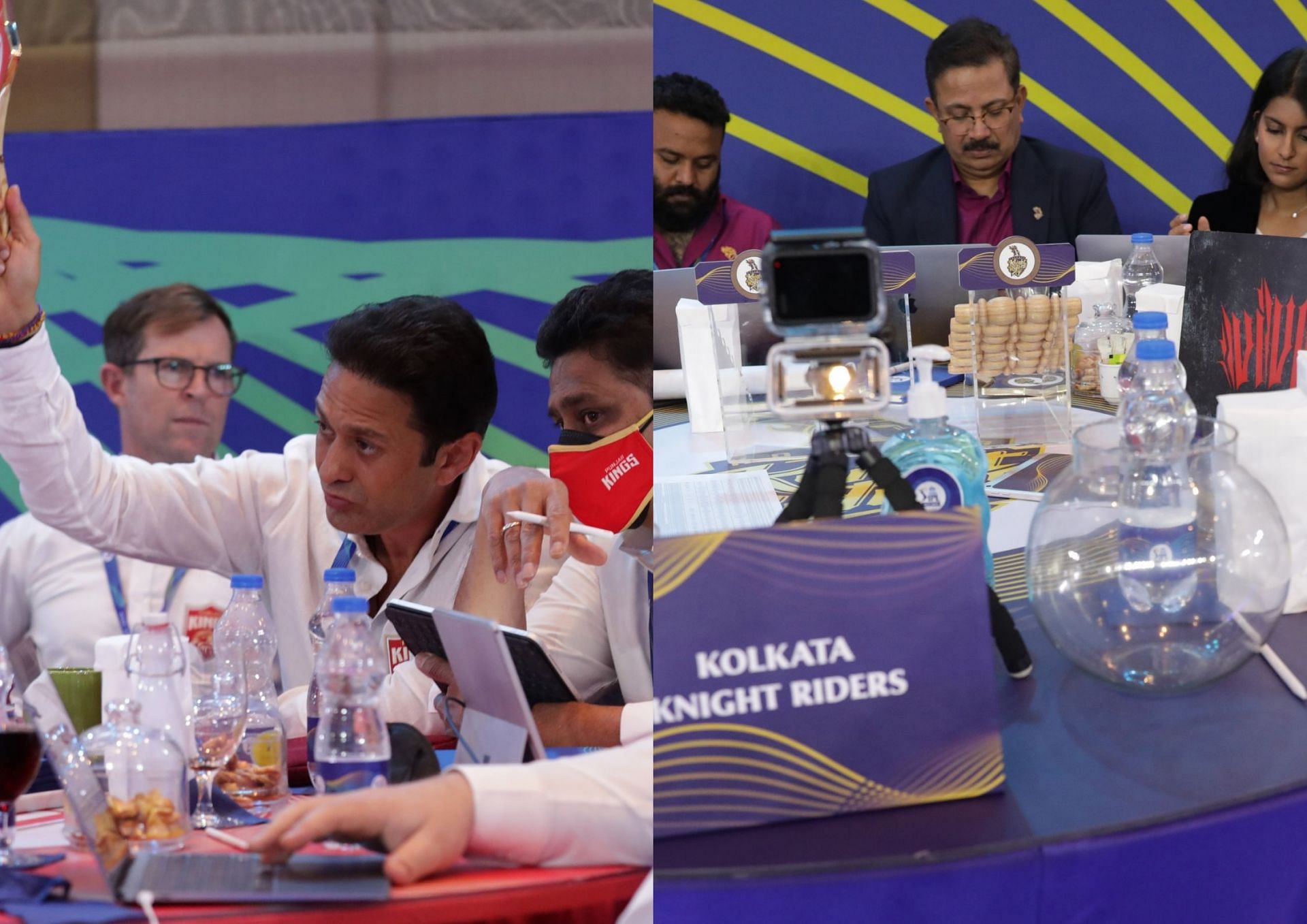 Punjab Kings and Kolkata Knight Riders endured contrasting times at the IPL 2022 Auction (Picture credits: IPL).
