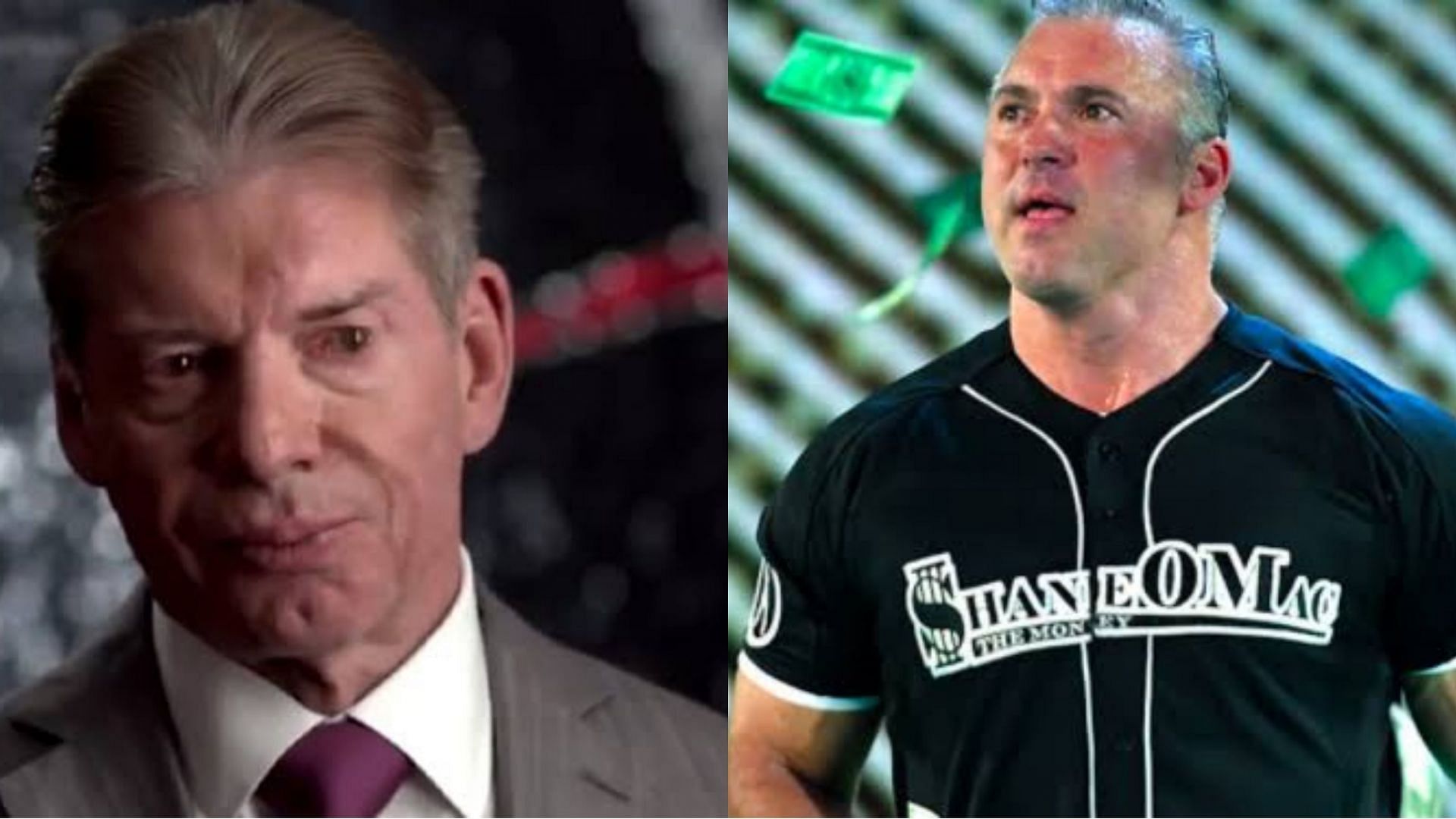 Vince McMahon (left) and Shane McMahon (right)