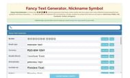 स्टाइलिश और अनोखे निकनेम (Image Credit : Fancytexttool.com)