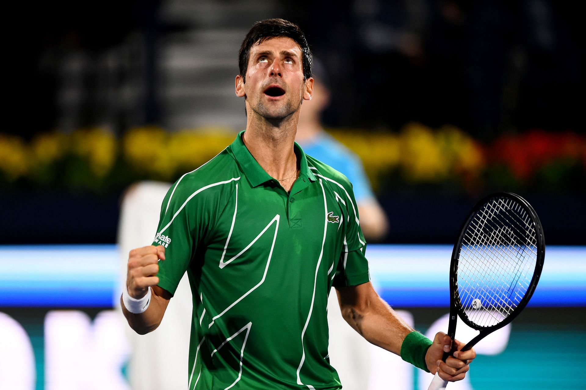 Novak Djokovic at the Dubai Tennis Championships 2020