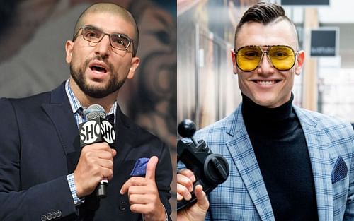 Ariel Helwani (left), The Schmo (right)