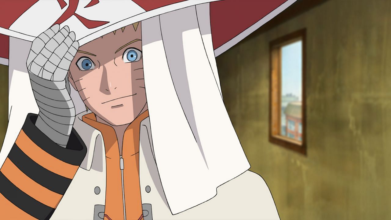 Naruto seen as Hokage during the series&#039; anime (Image via Studio Pierrot)