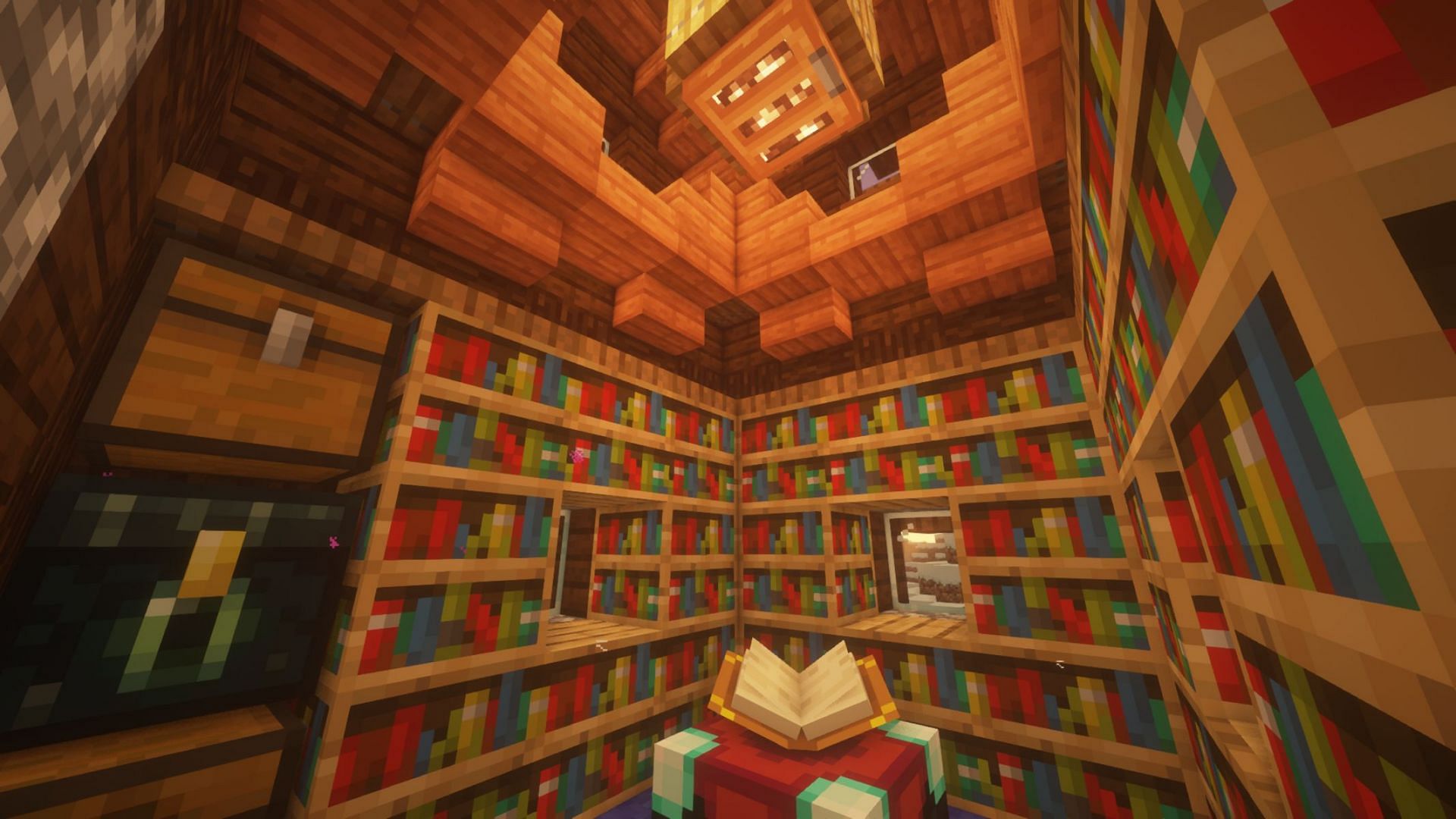 No wizard tower is complete without an enchanting room (Image via Mojang Studios)