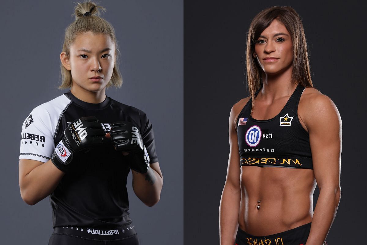 Itsuki Hirata (left) and Alyse Anderson (right). [Photo: ONE Championship]