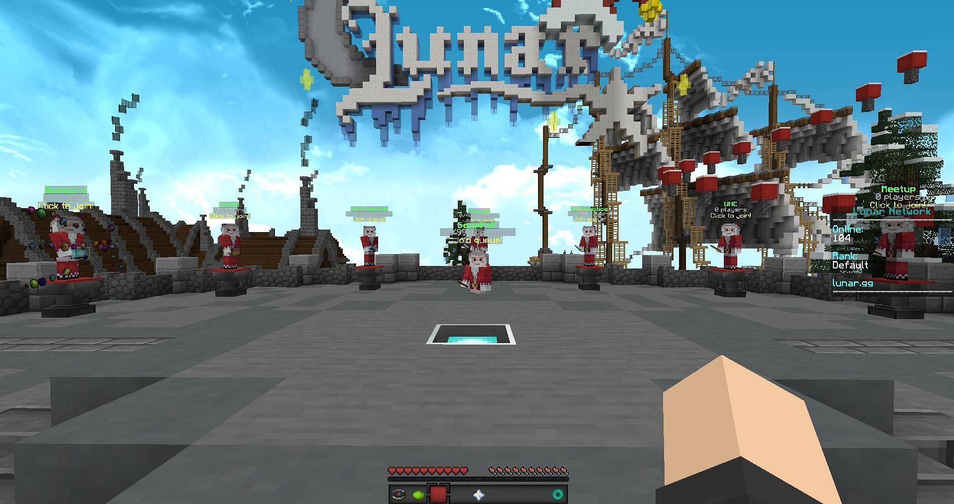 Lunar Network is a great version 1.8.9 server (Image via Lunar Network)