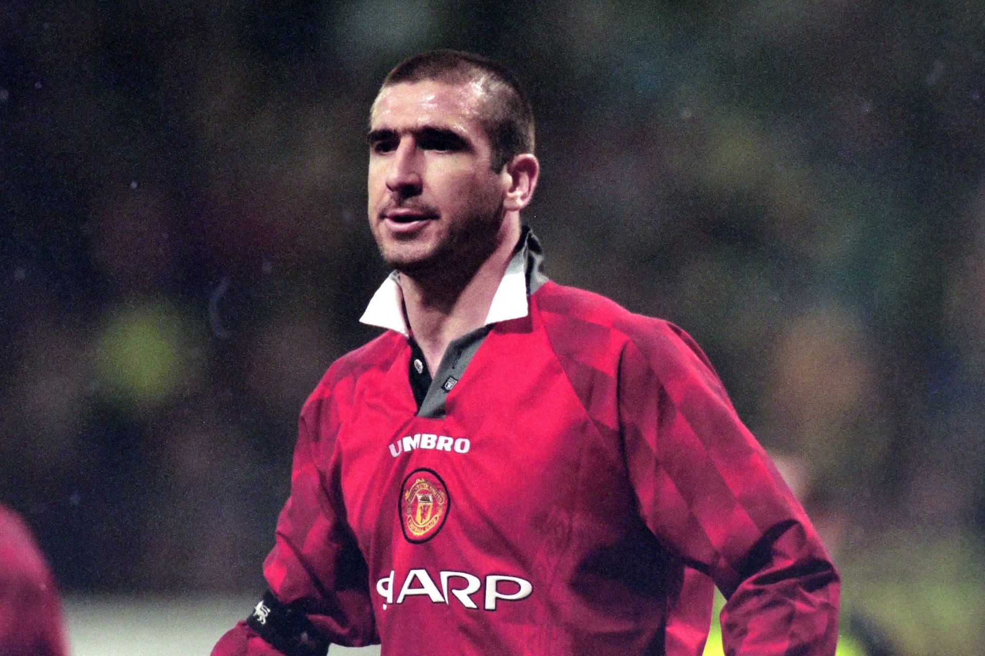Eric Cantona, in action for Manchester United
