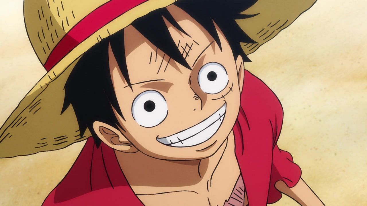 Luffy as seen in the series&#039; anime (Image via Toei Animation)