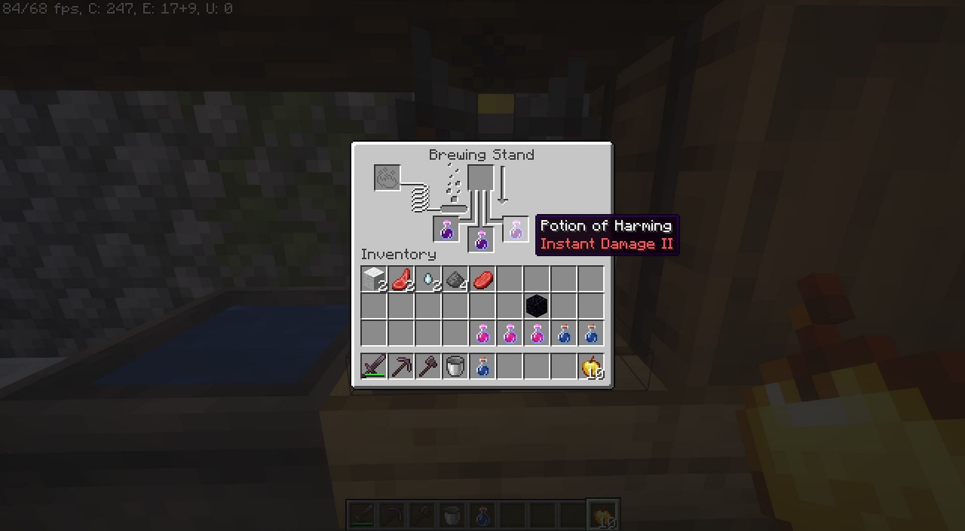 Harming potion (Image via Minecraft)