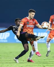 The Odisha FC defense failed to keep their concentration in the most crucial moment of the game (Image courtesy: ISL social media)